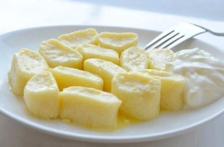 Галушки творожные