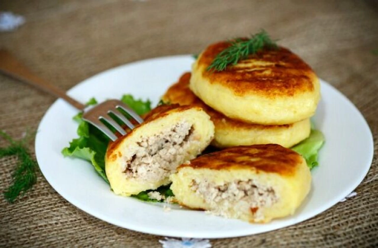 Картофельные зразы с мясом