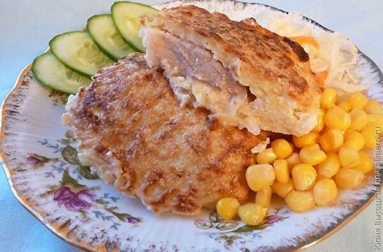 Печеное мясо в картофельной шубе
