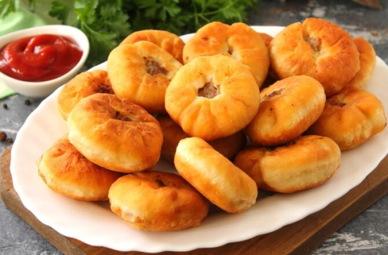 Беляши с мясом (на кефире)