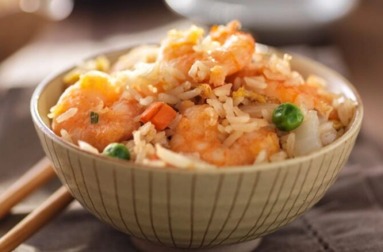 Булгур с морепродуктами (на сковородке)