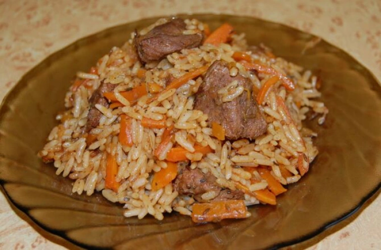Плов с говядиной