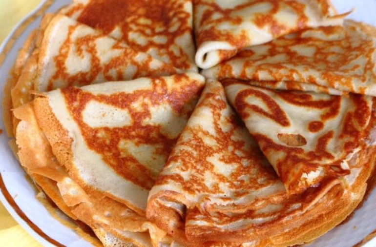 Блинчики на молоке