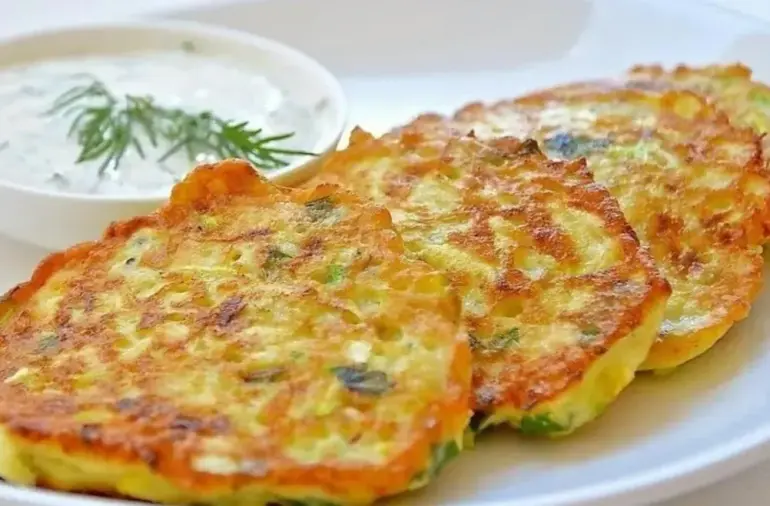 Кабачковые оладьи