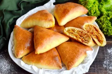 Пирожки с капустой в духовке