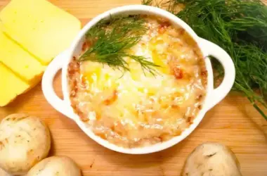 Жульен с курицей и сливками